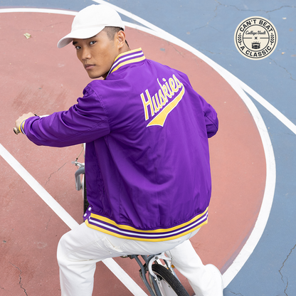 Washington Huskies Vintage Logo Bomber Jacket