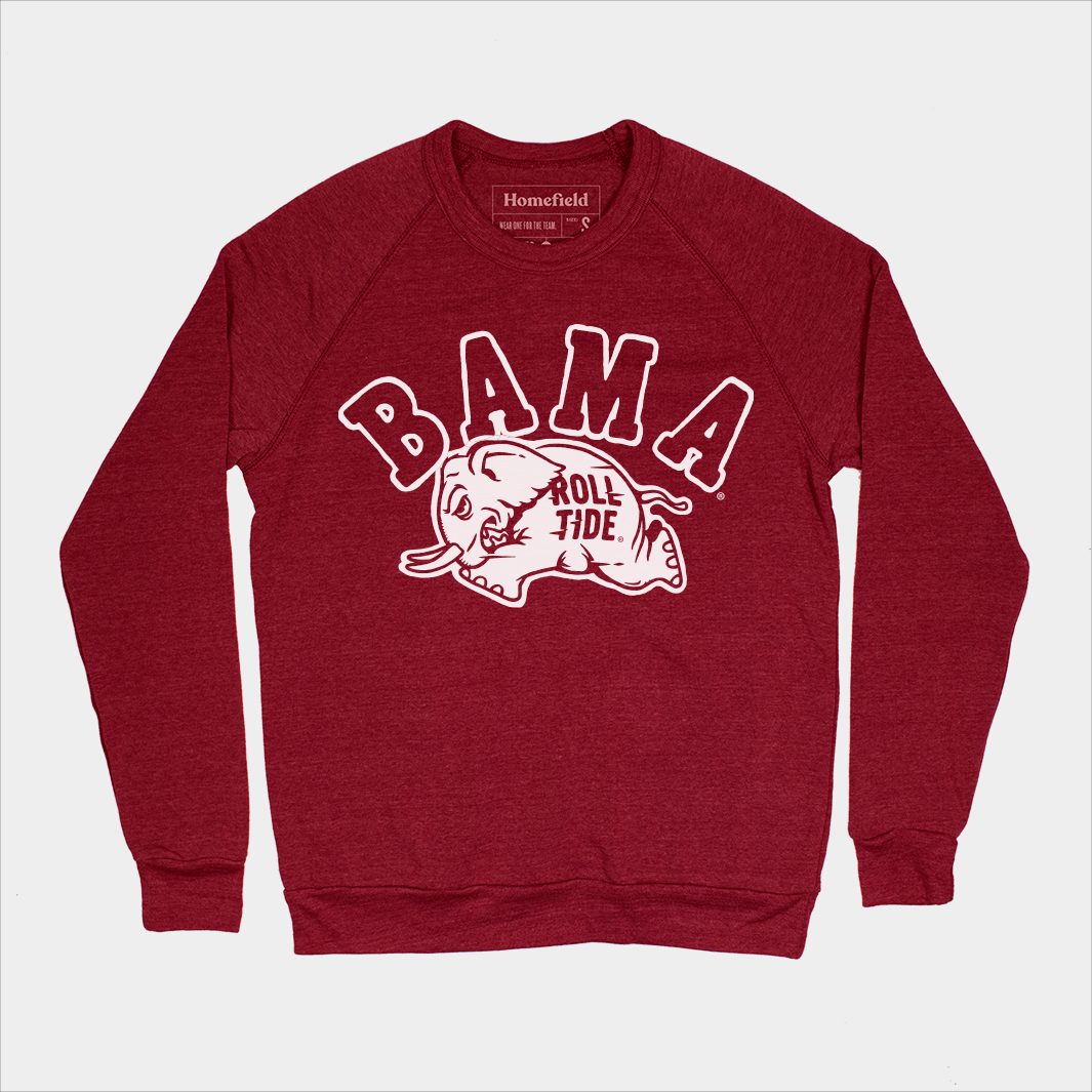 Alabama "Roll Tide" Retro Crewneck