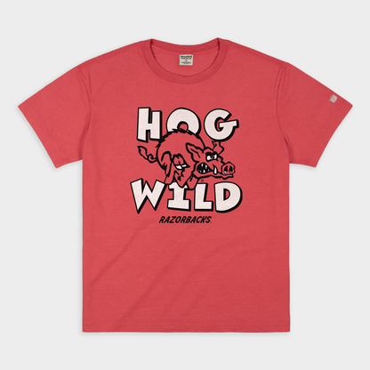 Arkansas Hog Wild Retro Tee