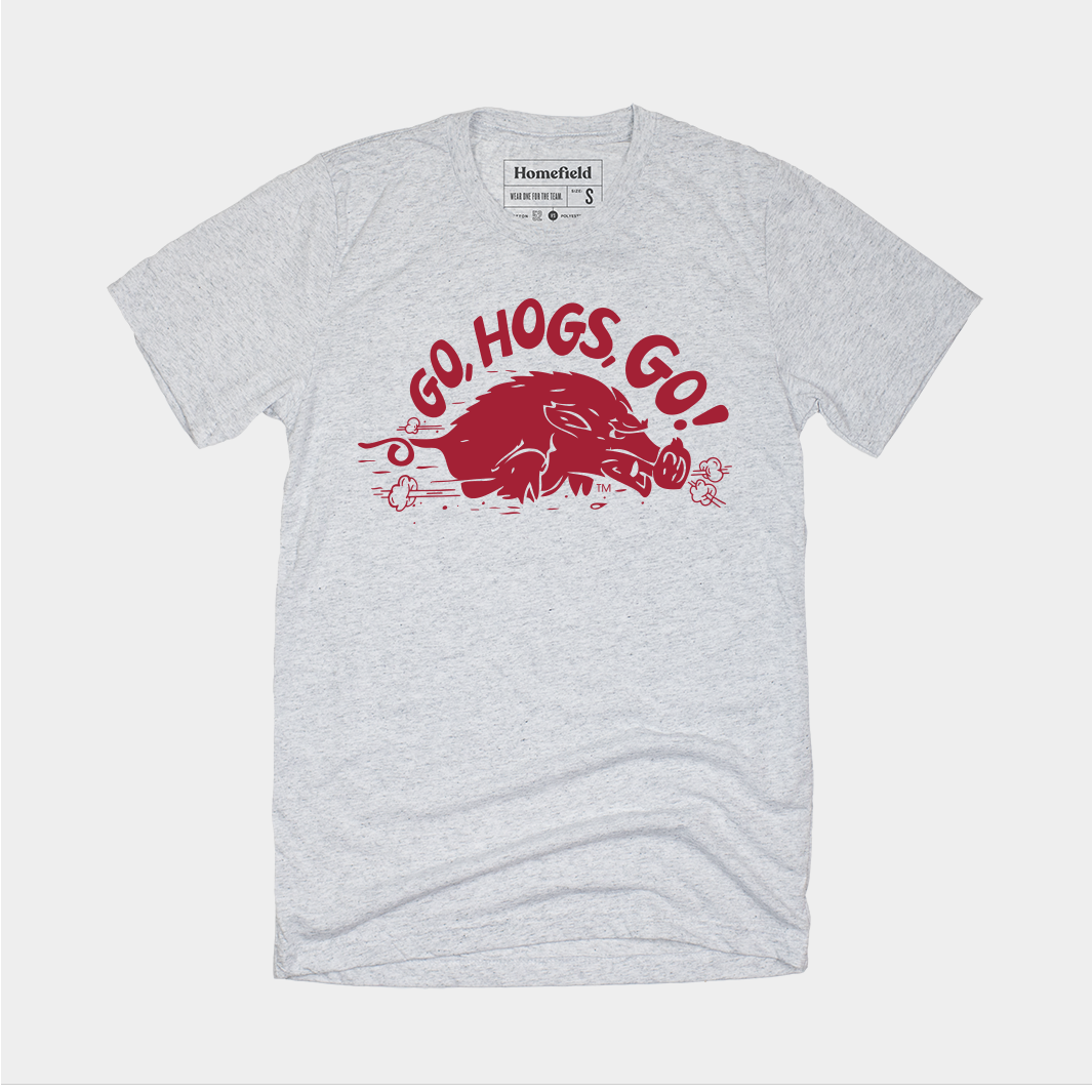 Arkansas GO, HOGS, GO Vintage Tee