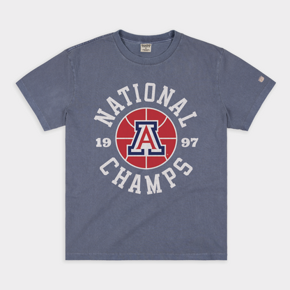 1997 Arizona Basketball National Champs Vintage Heavyweight Tee