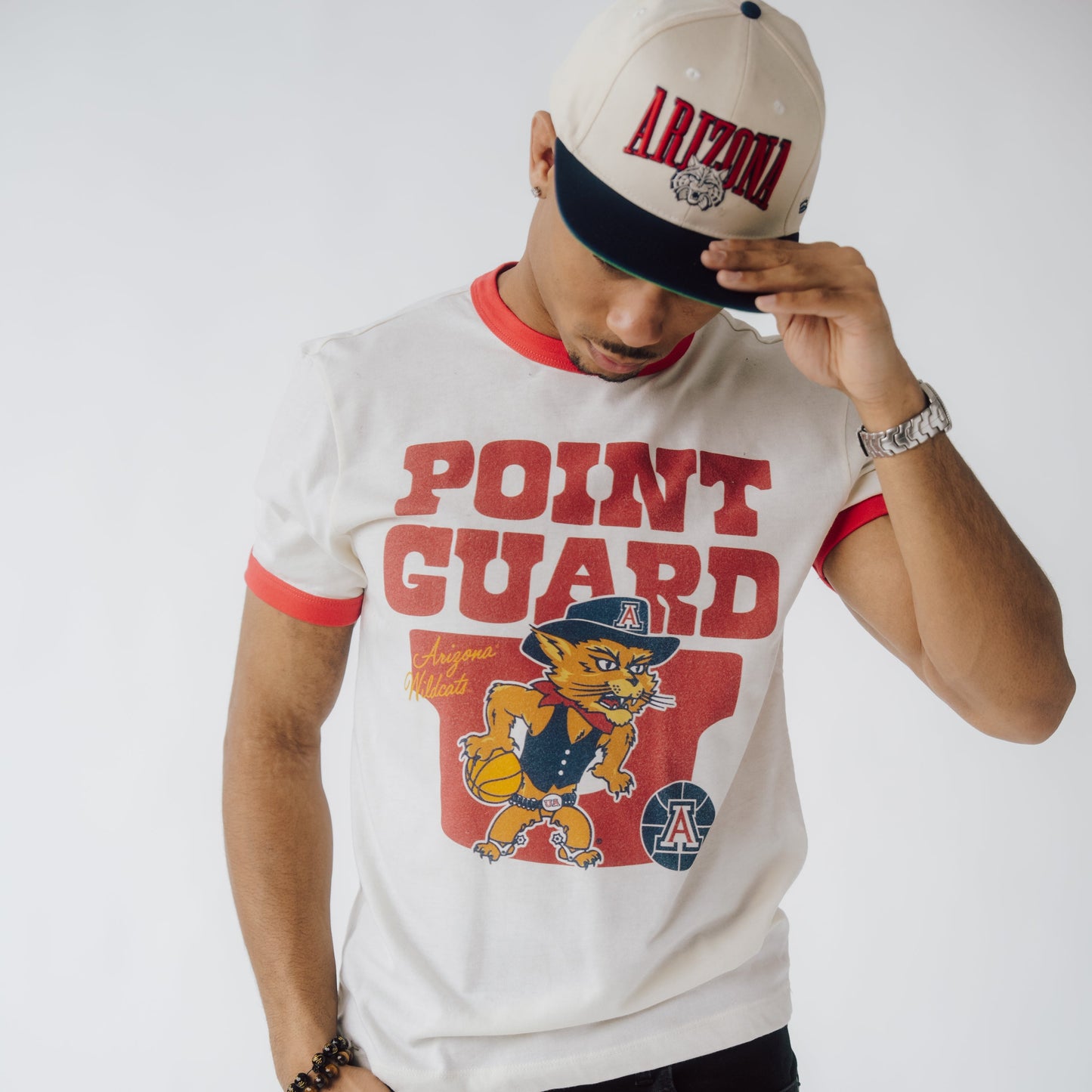 Arizona Basketball "Point Guard U" Ringer Tee