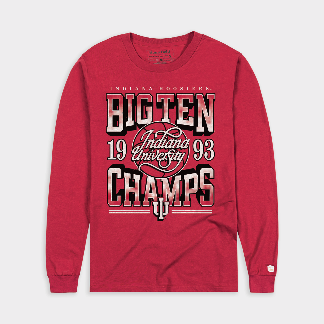 IU 1993 Men's Basketball Big Ten Champs Long Sleeve