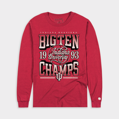 IU 1993 Men's Basketball Big Ten Champs Long Sleeve