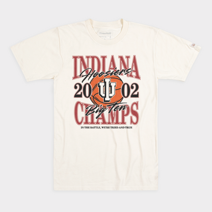 IU Men's Basketball 2002 Big Ten Champs Tee