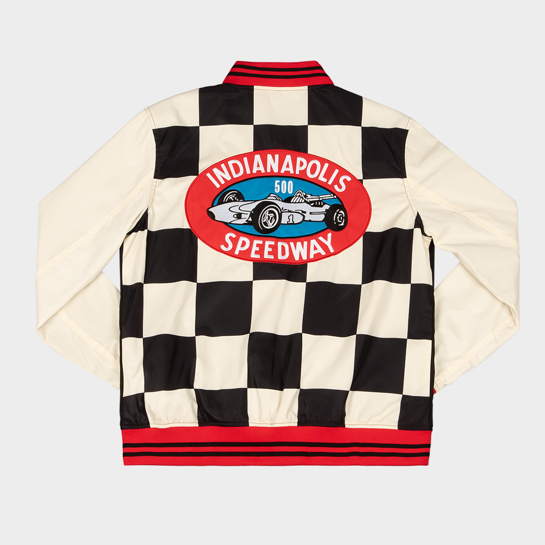 IMS Indianapolis 500 Checkered Flag Bomber Jacket