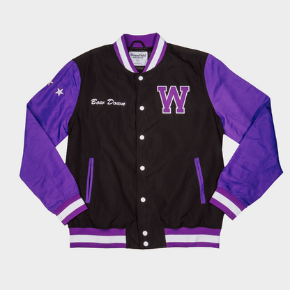 Washington Huskies "Bow Down" Two-Tone Bomber Jacket