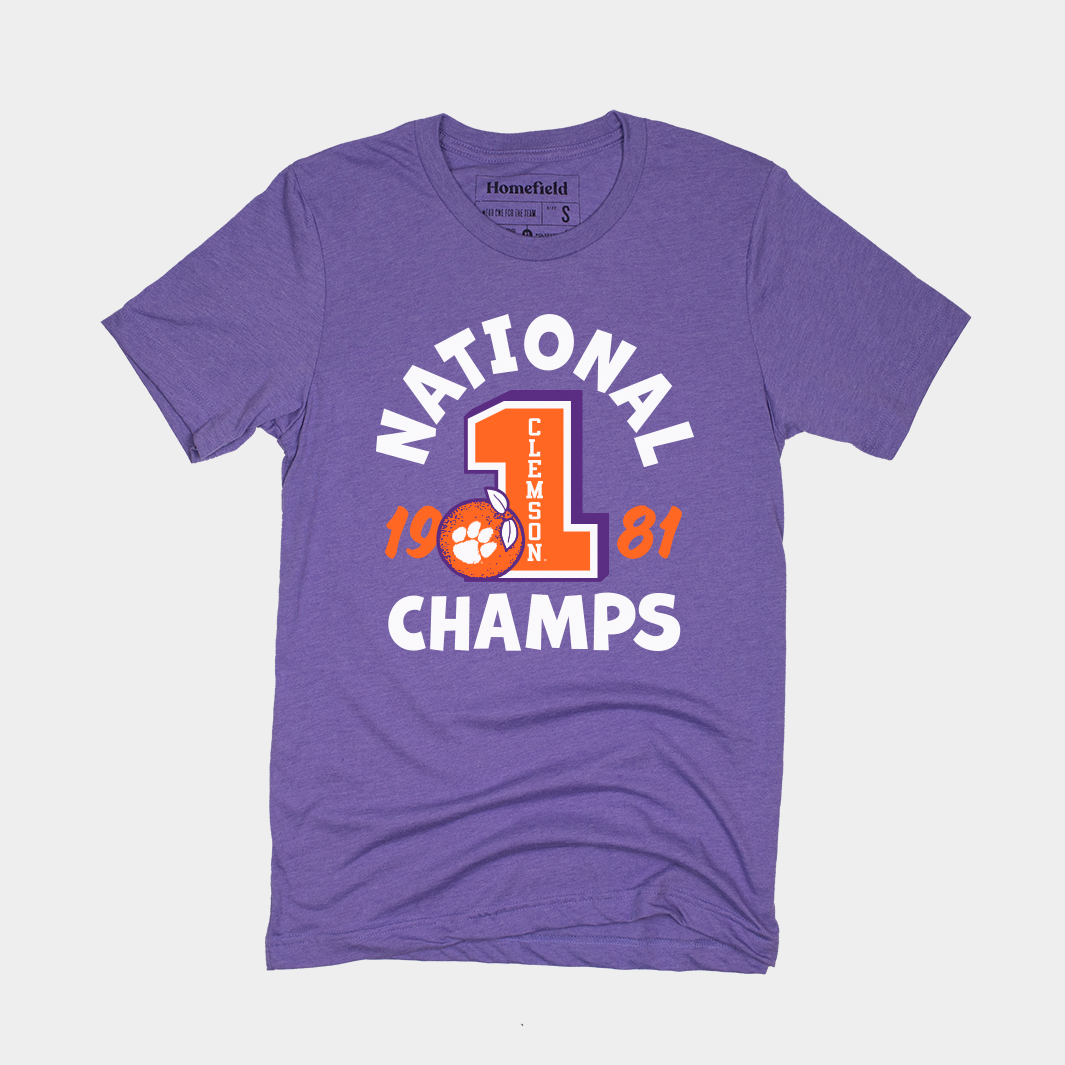 1981 Clemson Football National Champs Tee