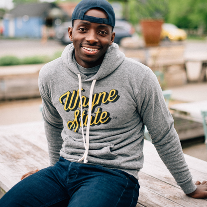 Wayne State Script Hoodie