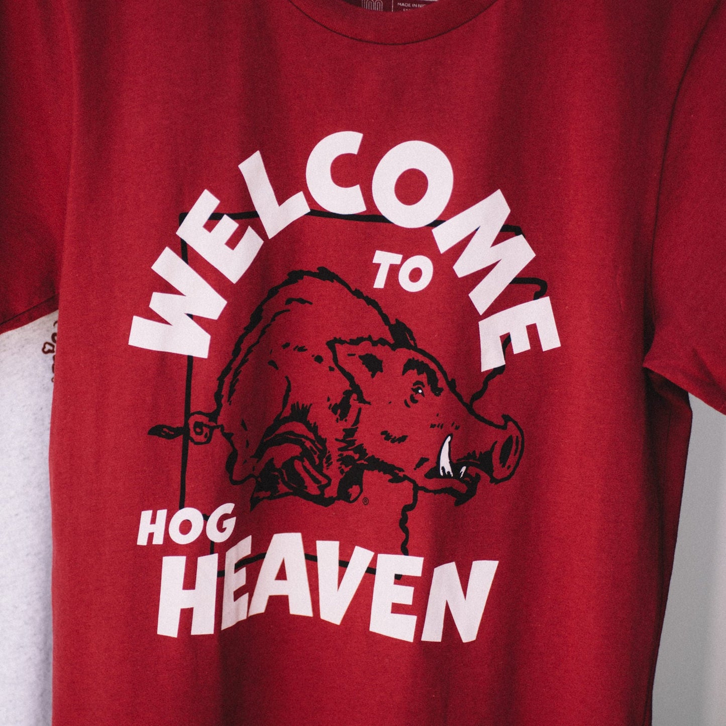 Welcome to Hog Heaven Vintage Arkansas Tee