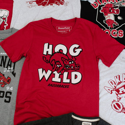 Arkansas Hog Wild Retro T-Shirt