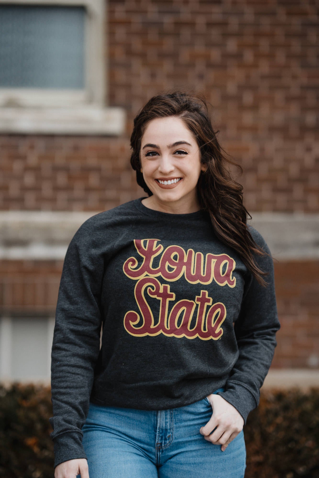 Iowa State Vintage Script Crewneck