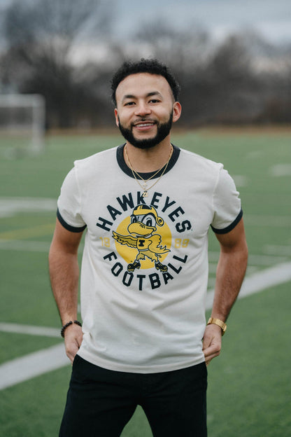 Iowa Football Herky Ringer Tee