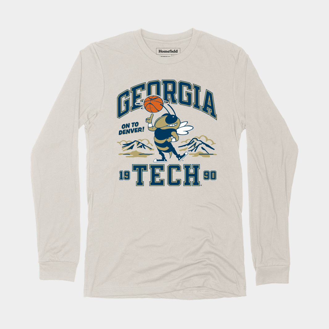 Georgia Tech Basketball 1990 Long Sleeve