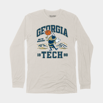 Georgia Tech Basketball 1990 Long Sleeve