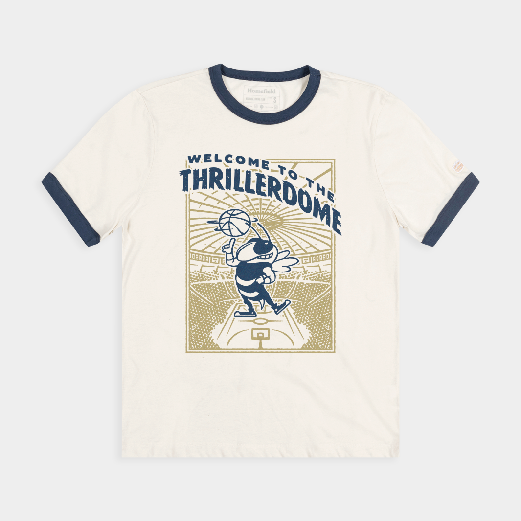 Georgia Tech Basketball Thrillerdome Ringer Tee