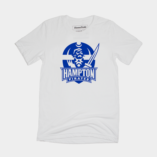 Hampton Pirates White T-Shirt