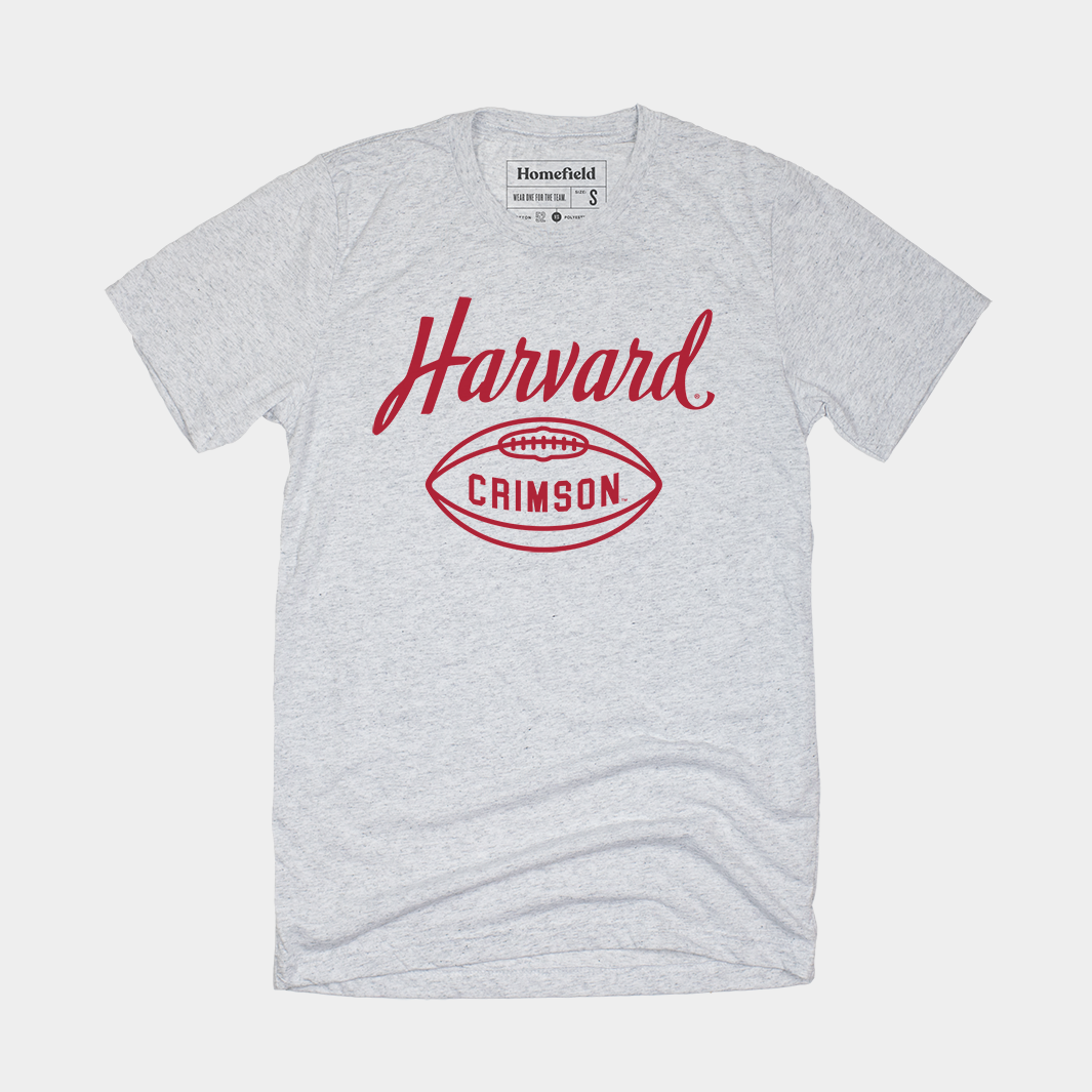 Harvard Football Ash Tee