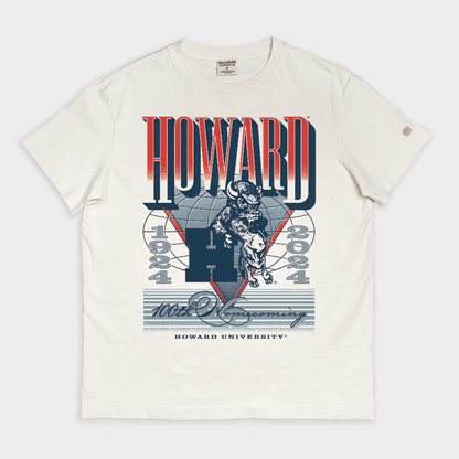 Howard 2024 Homecoming Centennial Vintage Heavyweight Tee