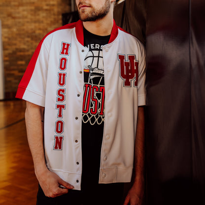 Houston 1980s Vintage Phi Slama Jama Shooting Shirt