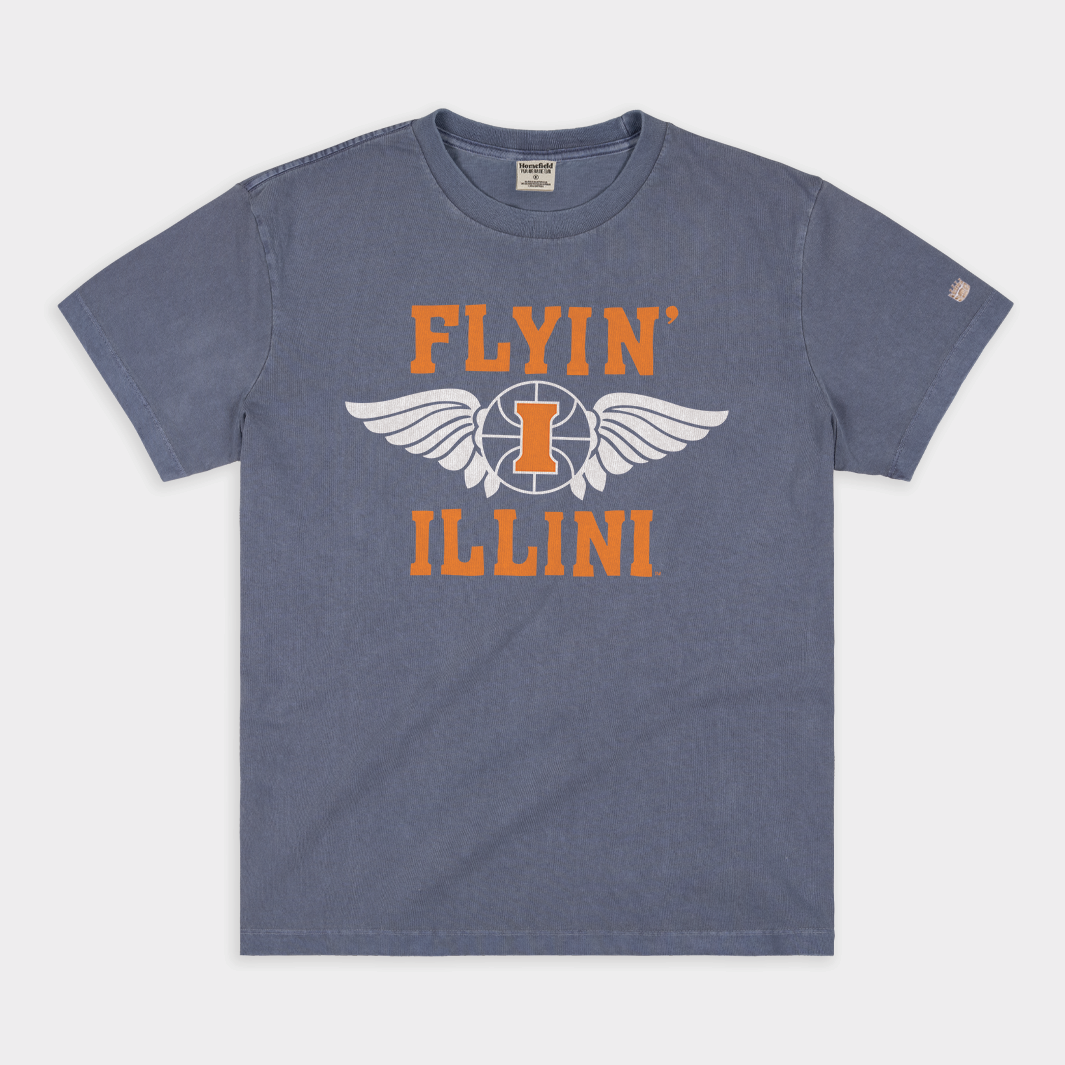 1989 Flyin' Illini Illinois Vintage Heavyweight Tee