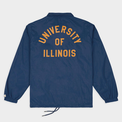 Illinois Fighting Illini Football Helmet Coaches Jacket