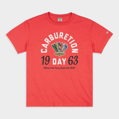 Indianapolis 500 Carburetion Day Vintage Heavyweight Tee