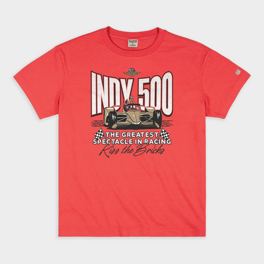 Indy 500 "Kiss the Bricks" Vintage Heavyweight Tee