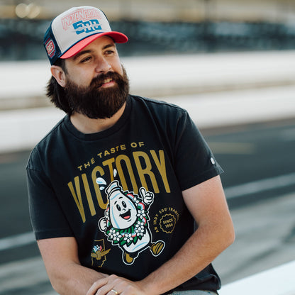 Indy 500 "The Taste of Victory" Milk Vintage Heavyweight Tee