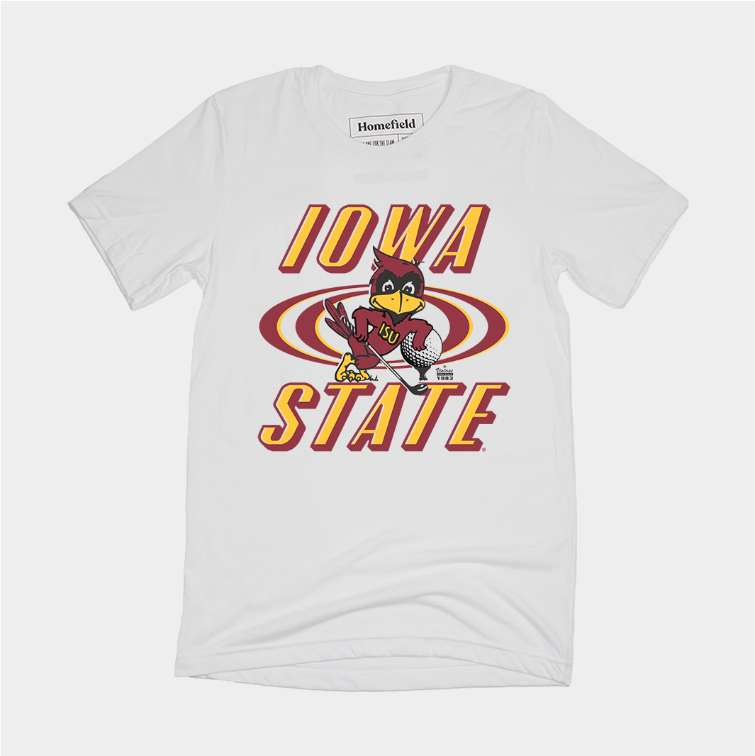 Iowa State Vintage Golf Tee