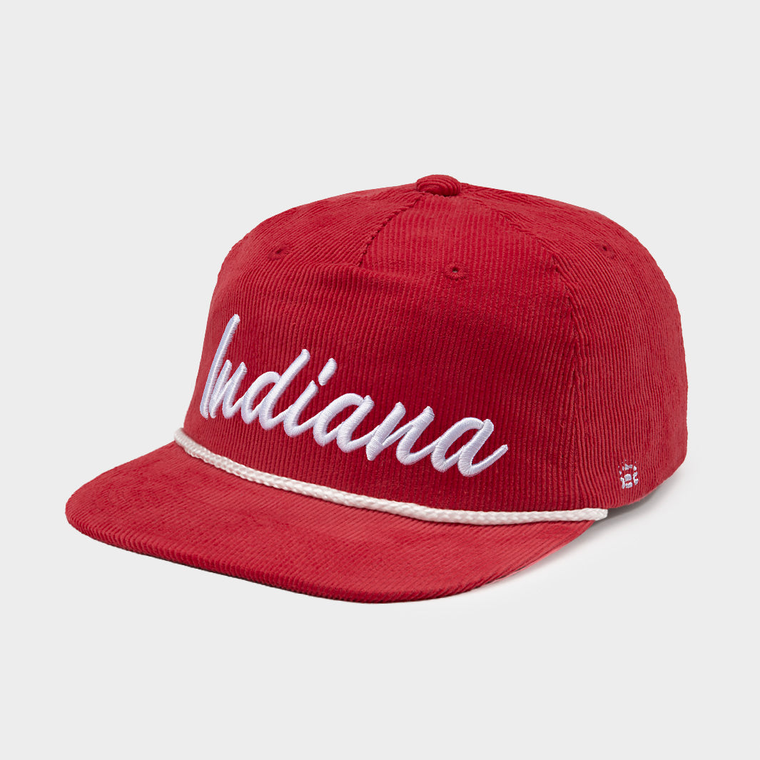 Indiana Hoosiers Retro Script Corduroy Hat