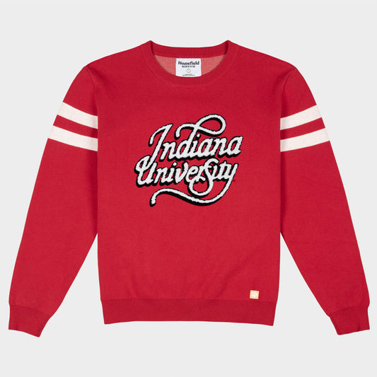 Indiana Hoosiers Vintage Logo Knit Sweater