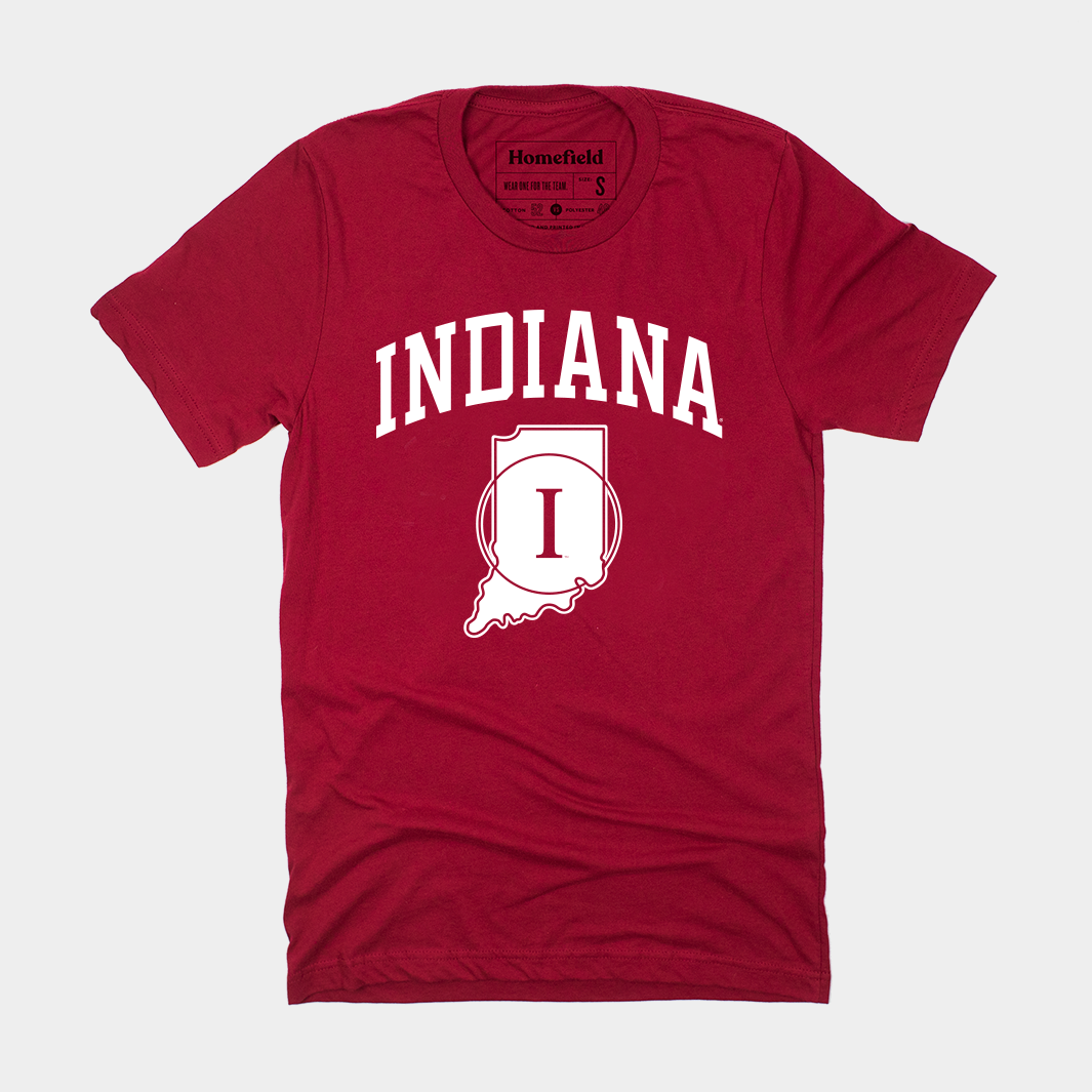 IU Assembly Hall Midcourt Logo Tee