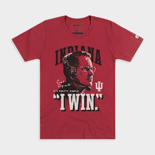 IU Football Curt Cignetti "I Win" Tee