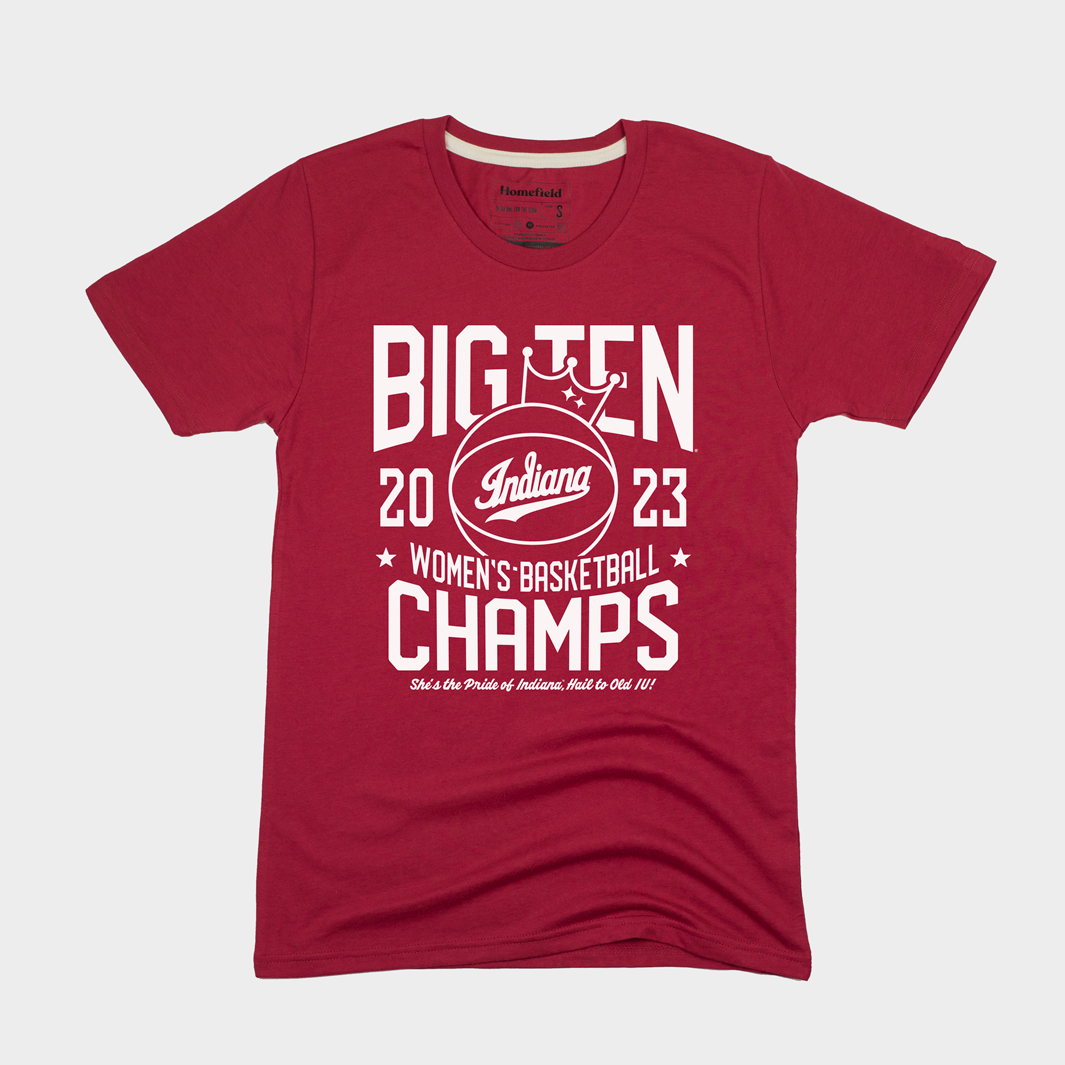 IU WBB 2023 B1G Champs Women's Tee