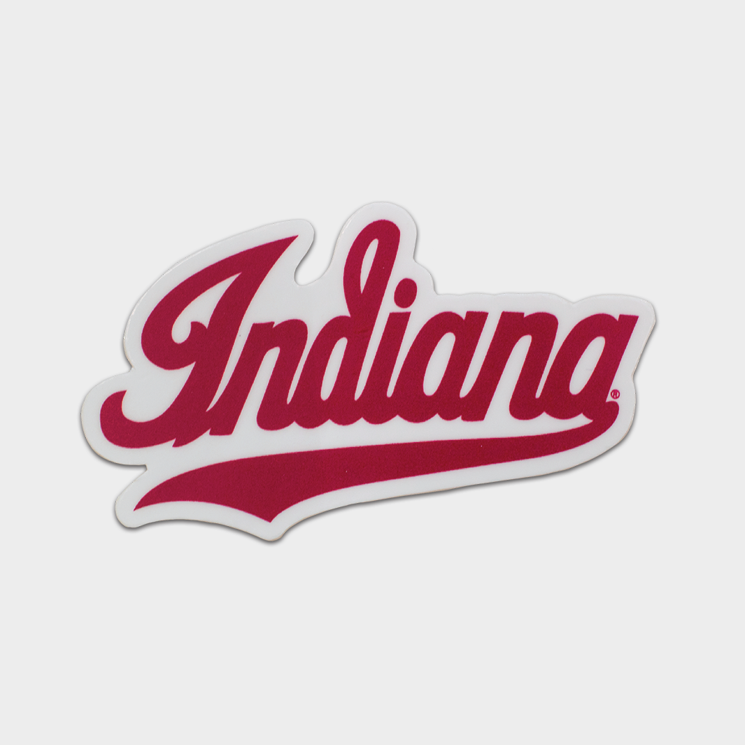 Indiana University Script Sticker