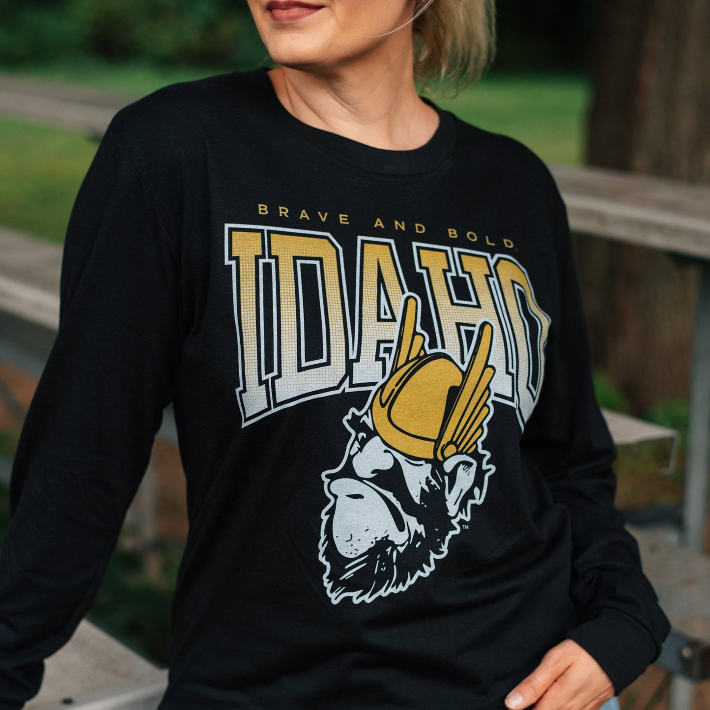 Idaho Vandals Vintage 1940s Logo Long Sleeve