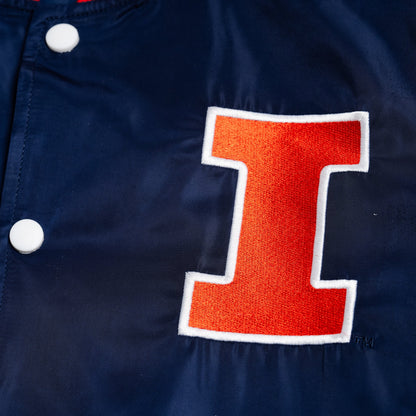 Illinois Fighting Illini Vintage Script Bomber Jacket