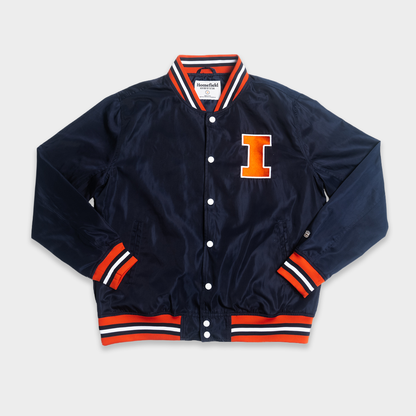 Illinois Fighting Illini Vintage Script Bomber Jacket