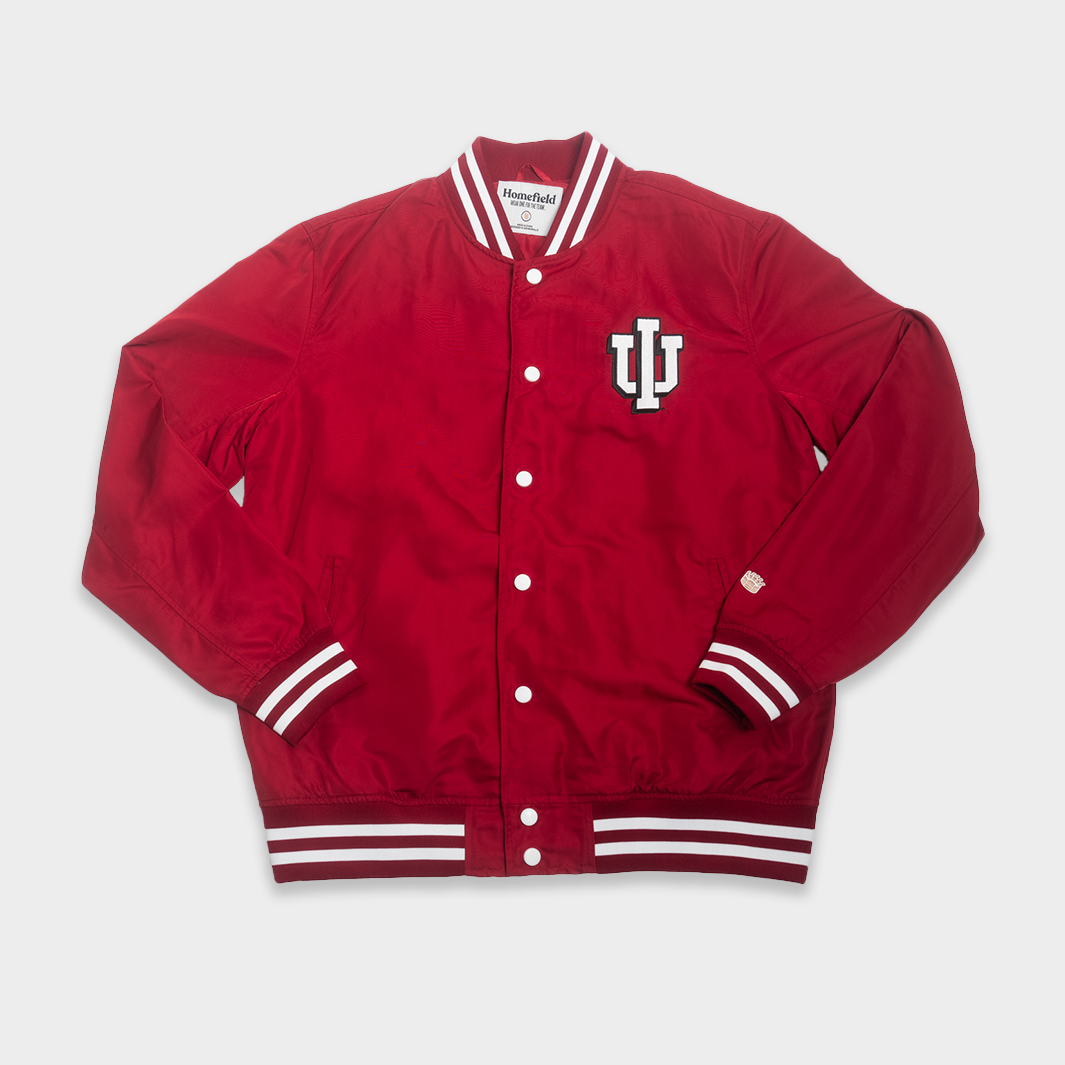 IU Hoosiers Drop Shadow Logo Bomber Jacket