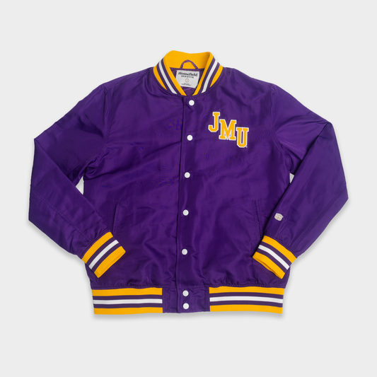 James Madison Dukes Vintage Script Bomber Jacket