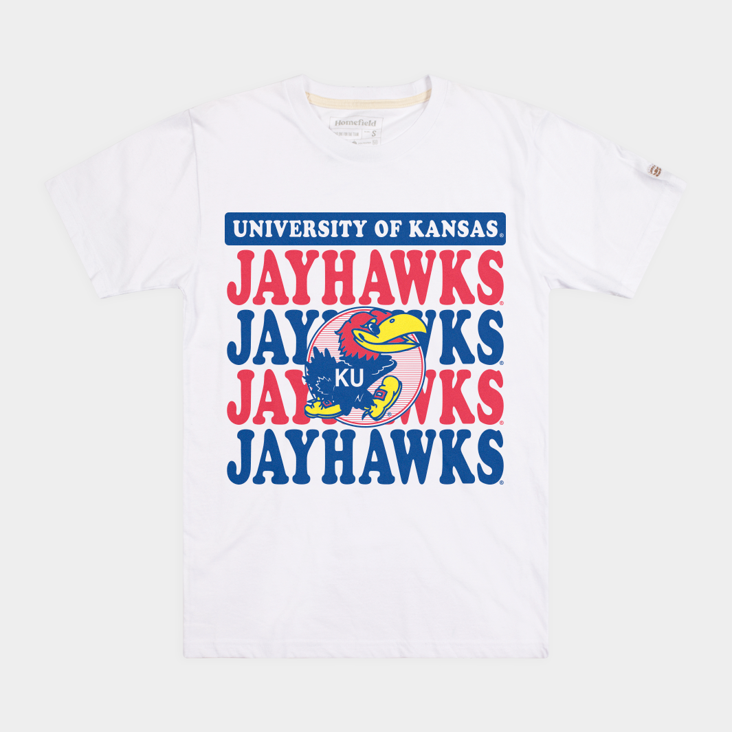 Vintage-Inspired Kansas Jayhawks Tee