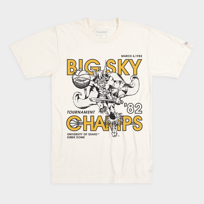 Idaho Vandals Basketball 1982 Big Sky Champs Tee