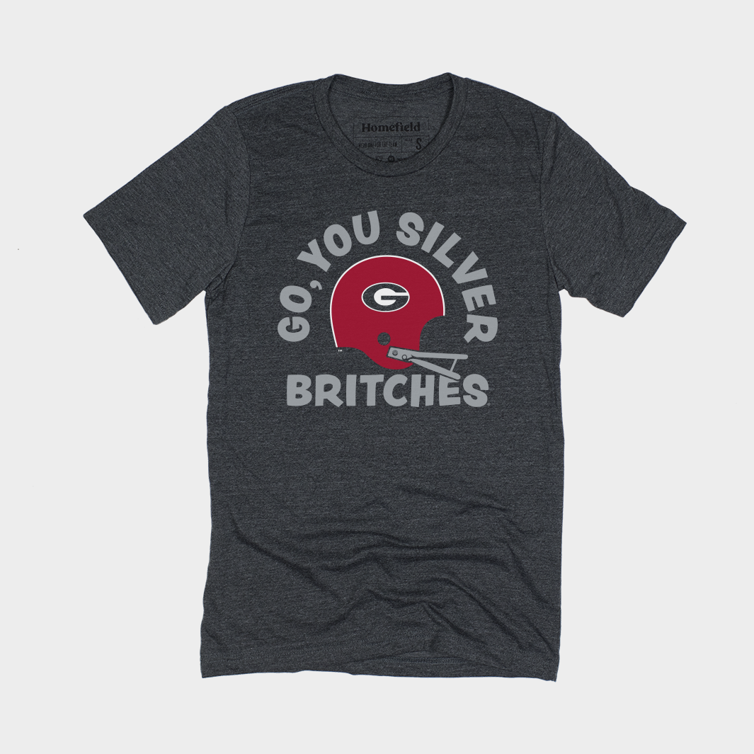 Go, You Silver Britches Vintage Georgia Football Tee