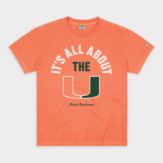 It's All About The U Miami Vintage Heavyweight Tee