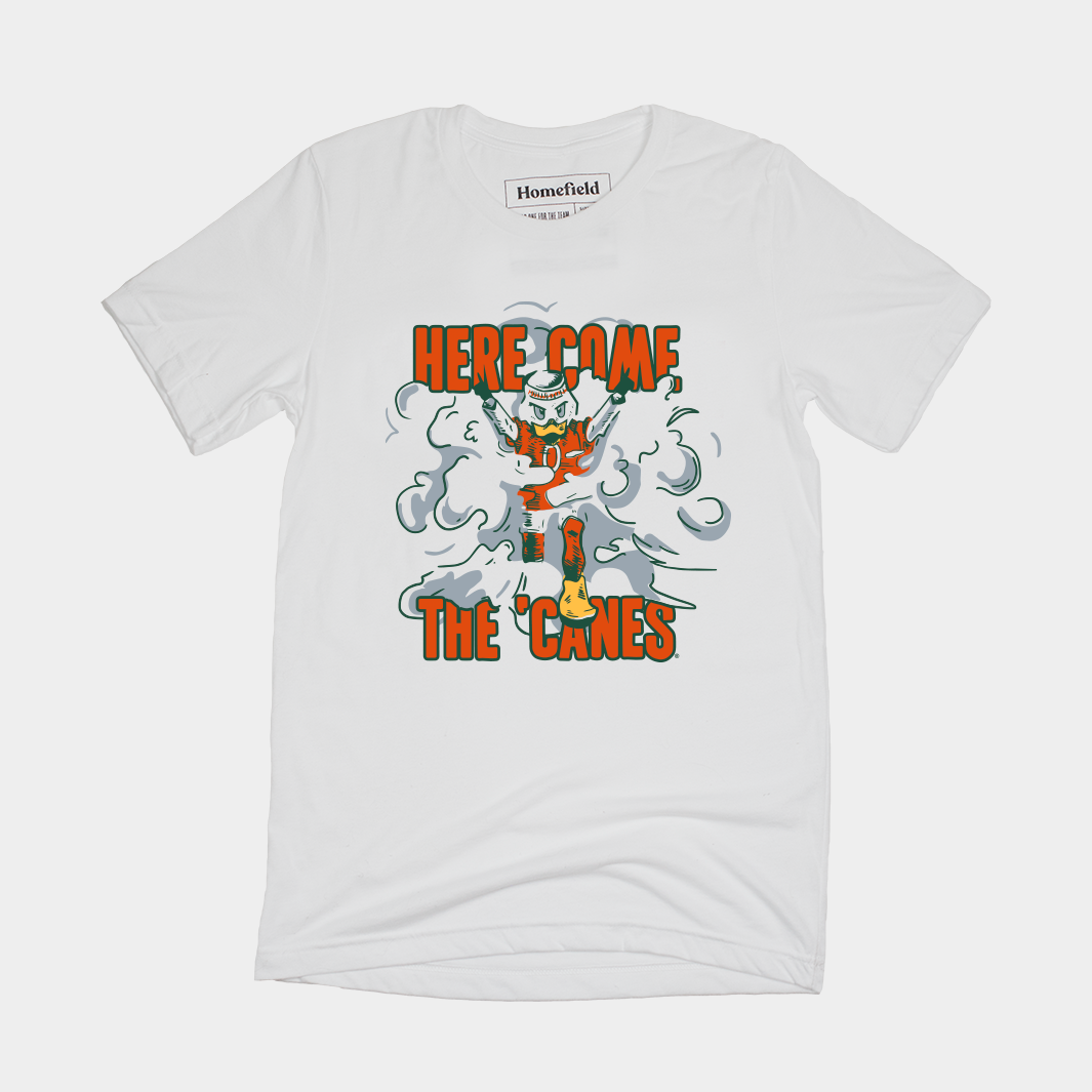 Here Come The ‘Canes Retro Smoke Tee