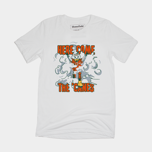 Here Come The ‘Canes Retro Smoke Tee