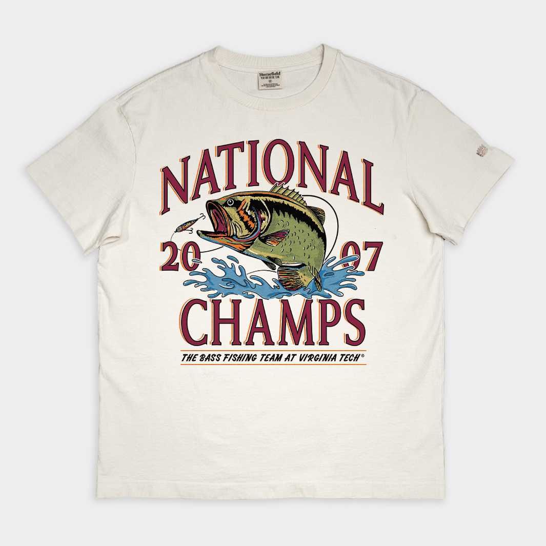 Virginia Tech 2007 Bass Fishing Tee