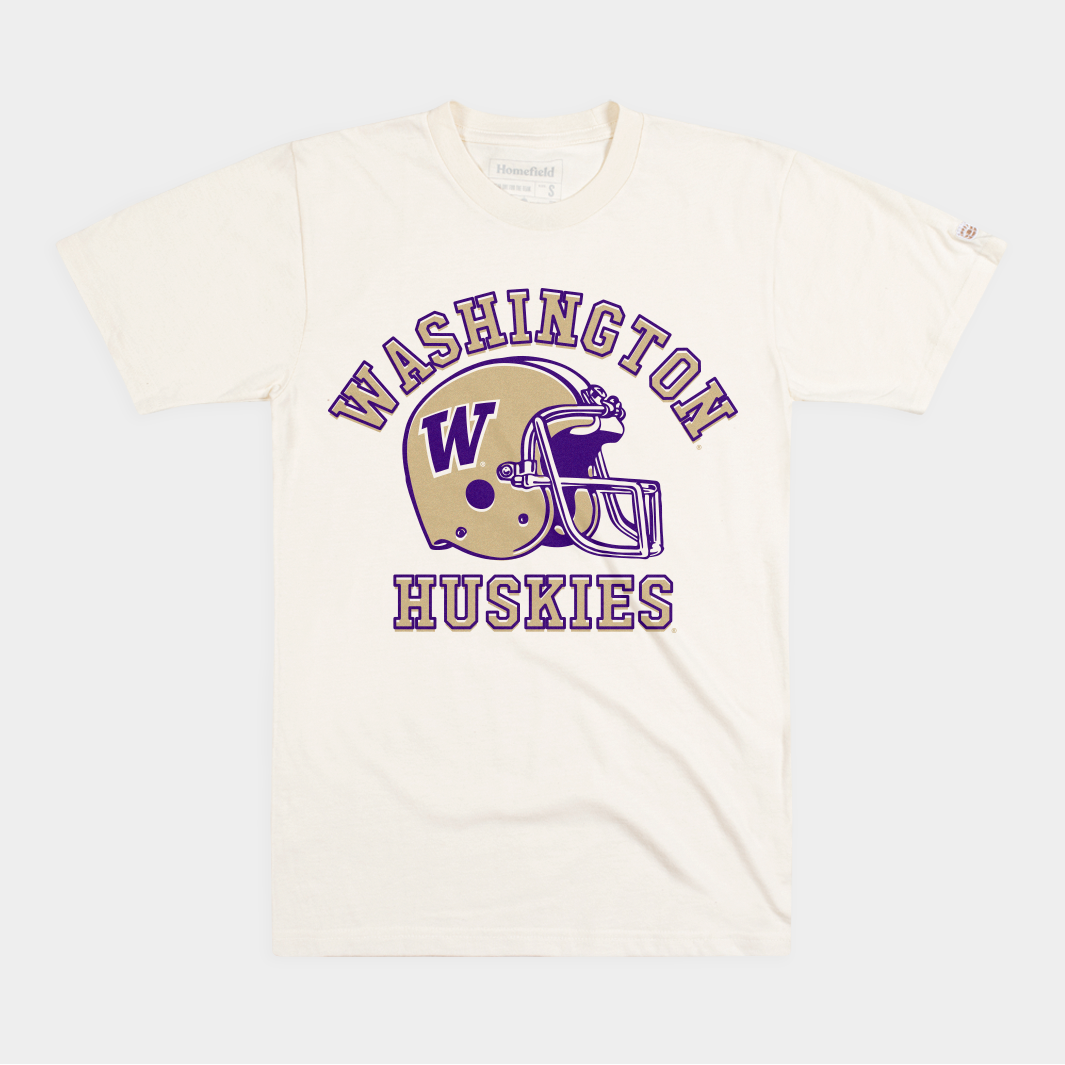 Washington Huskies Football Classic Helmet Tee