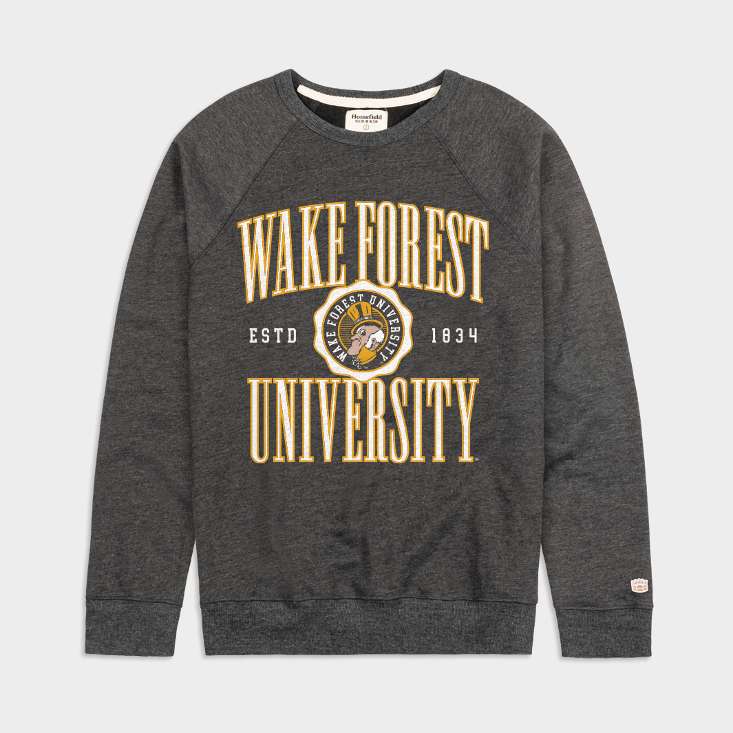 Wake Forest Demon Deacons Retro Crest Crewneck